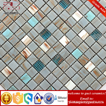 China supply factory cheap products mixed Hot - melt mosaic tiles